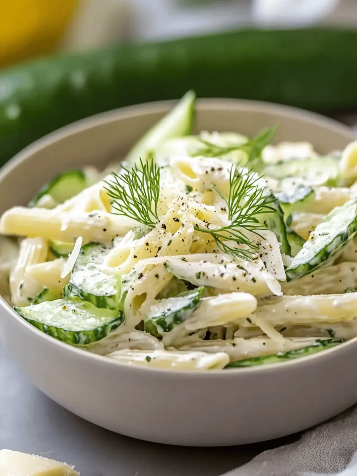 Crispy Cucumber Pasta Salad – The Perfect Summer Delight