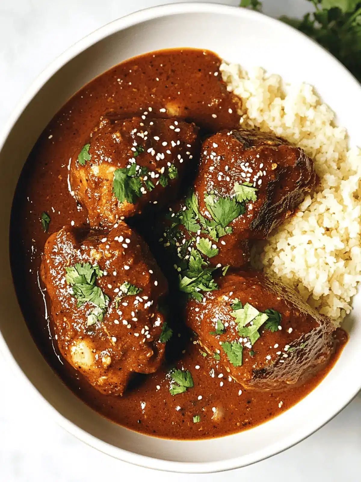 Heavenly Chicken Mole Poblano for Quick Comfort Food Bliss