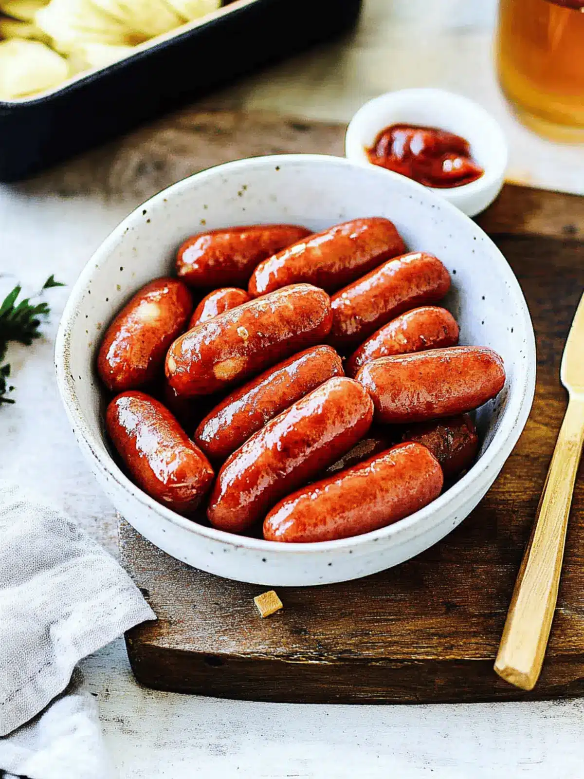 Sweet and Smoky Little Smokies for Effortless Entertaining