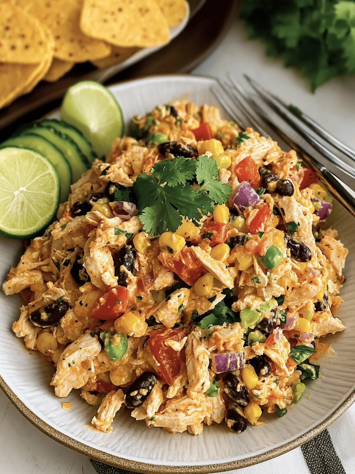 Delicious Southwestern Chicken Salad with Greek Yogurt Twist