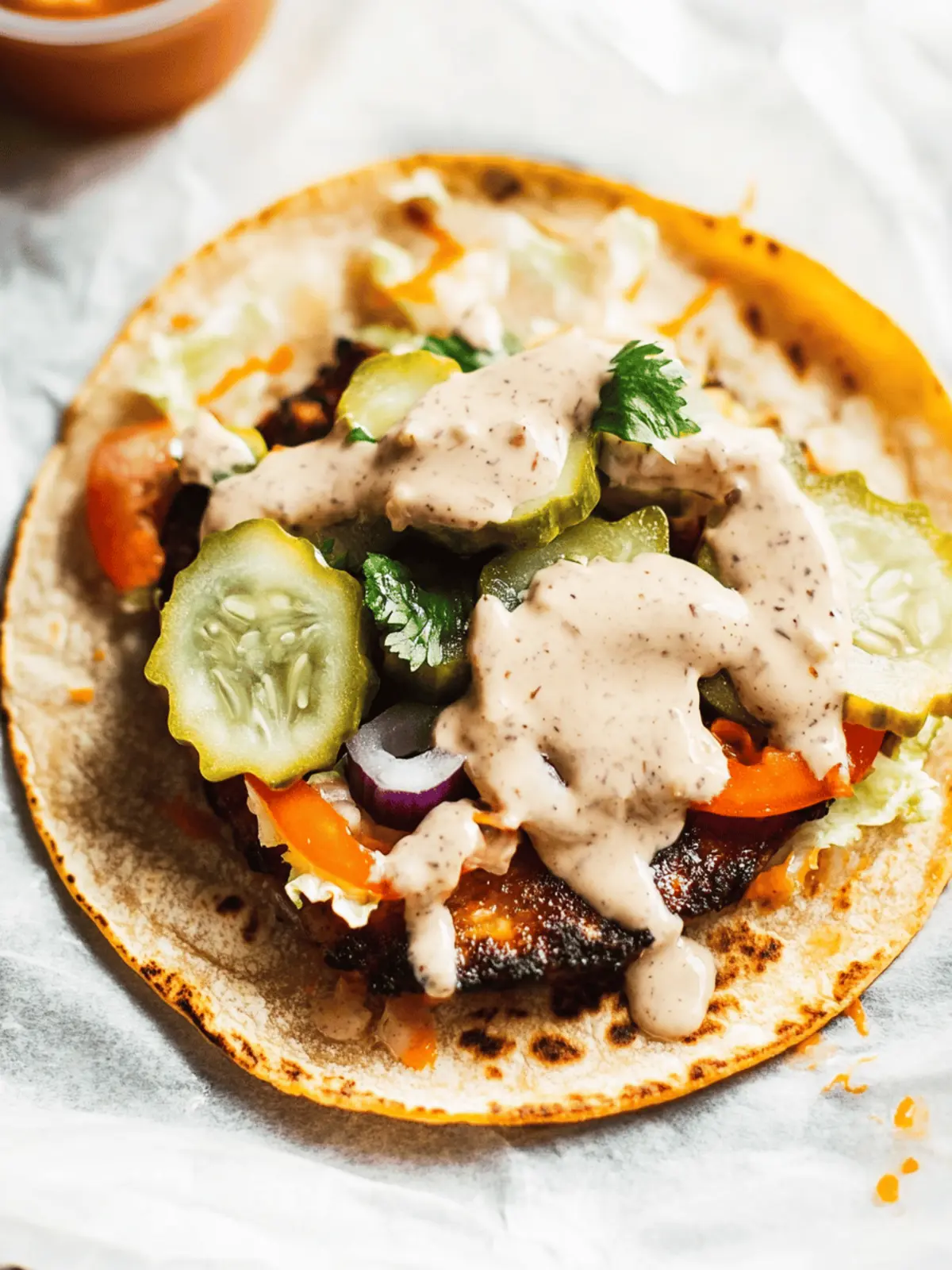Smash Burger Tacos