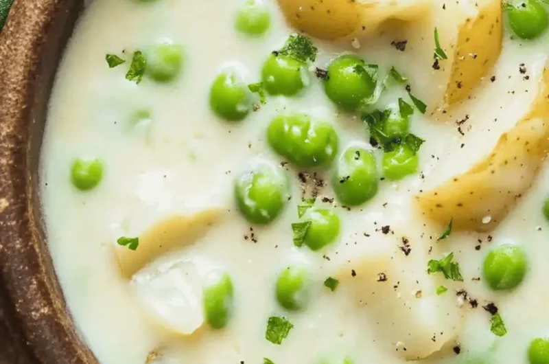Creamed Peas And Potatoes
