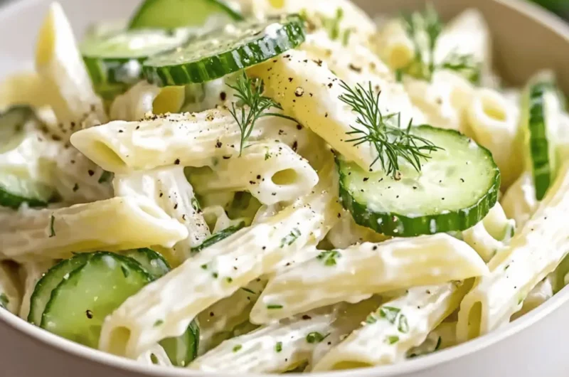 Healthy Cucumber Pasta Salad