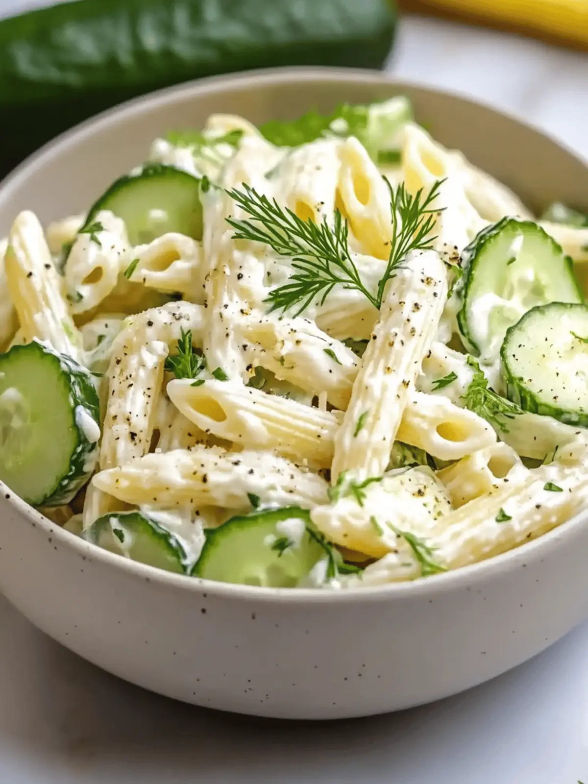Crispy Cucumber Pasta Salad – The Perfect Summer Delight