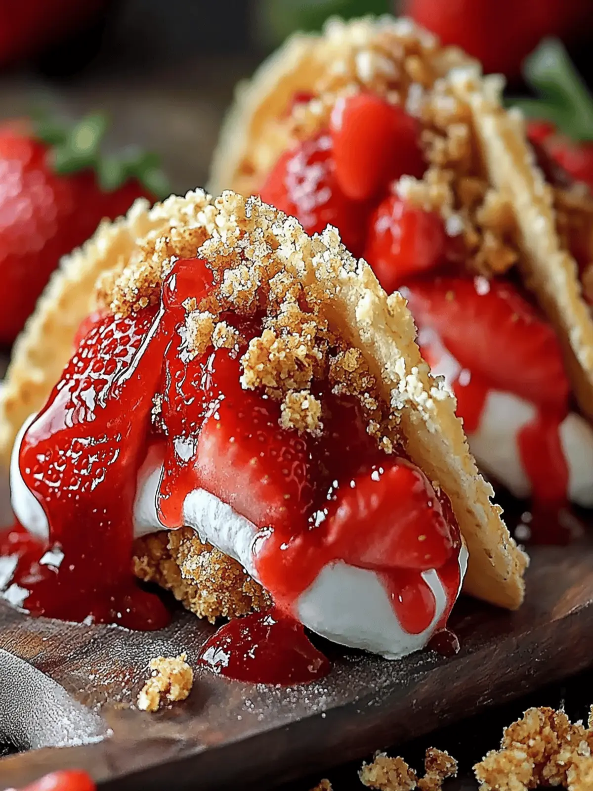 Strawberry Crunch Cheesecake Tacos: Your New Favorite Dessert