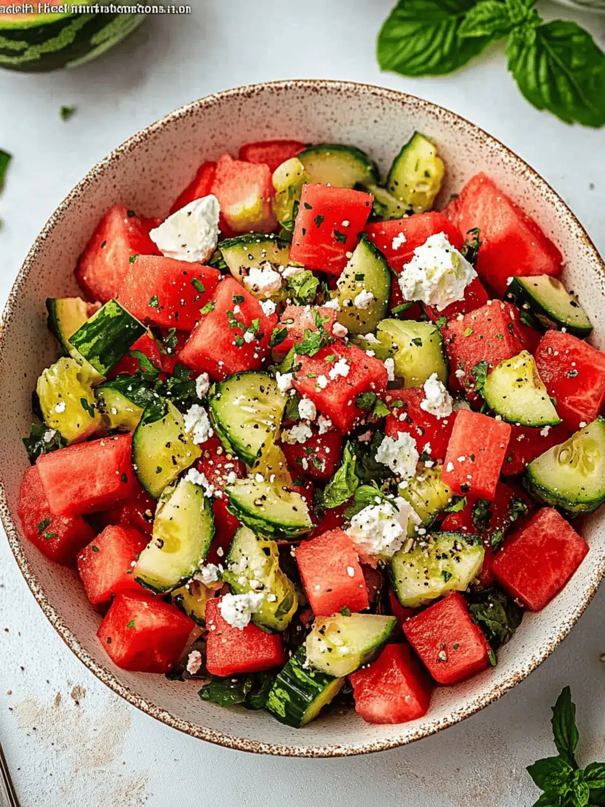 Viral Watermelon Summer Salad