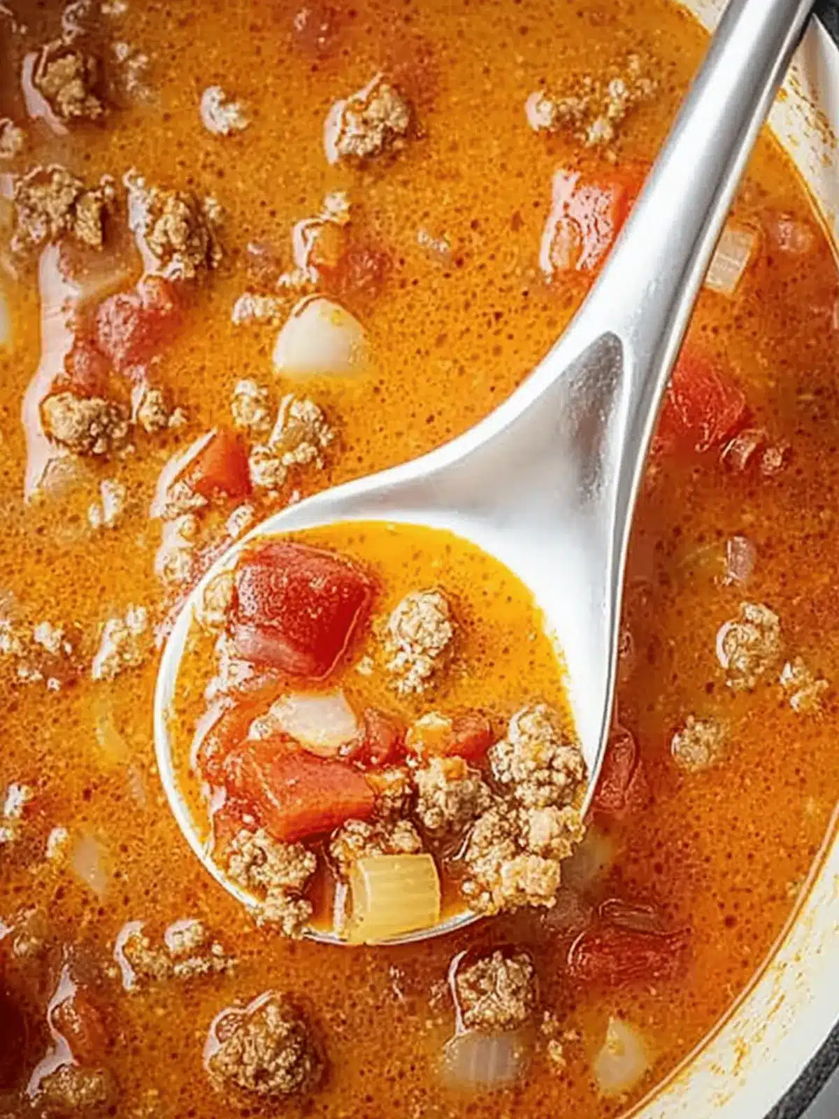 Keto Taco Soup: Comforting Low-Carb Delight for Cozy Nights