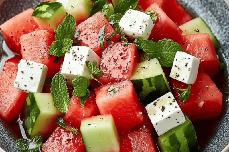 Easy Watermelon Salad