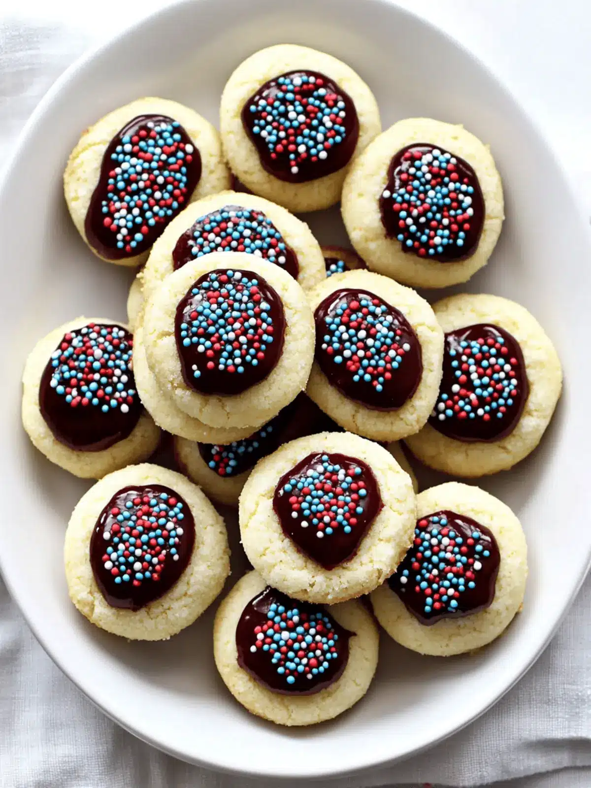 Shortbread Thumbprint Cookies: Score Big with Chocolate Touch