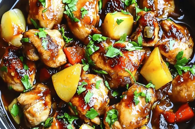 Hawaiian Crockpot Chicken