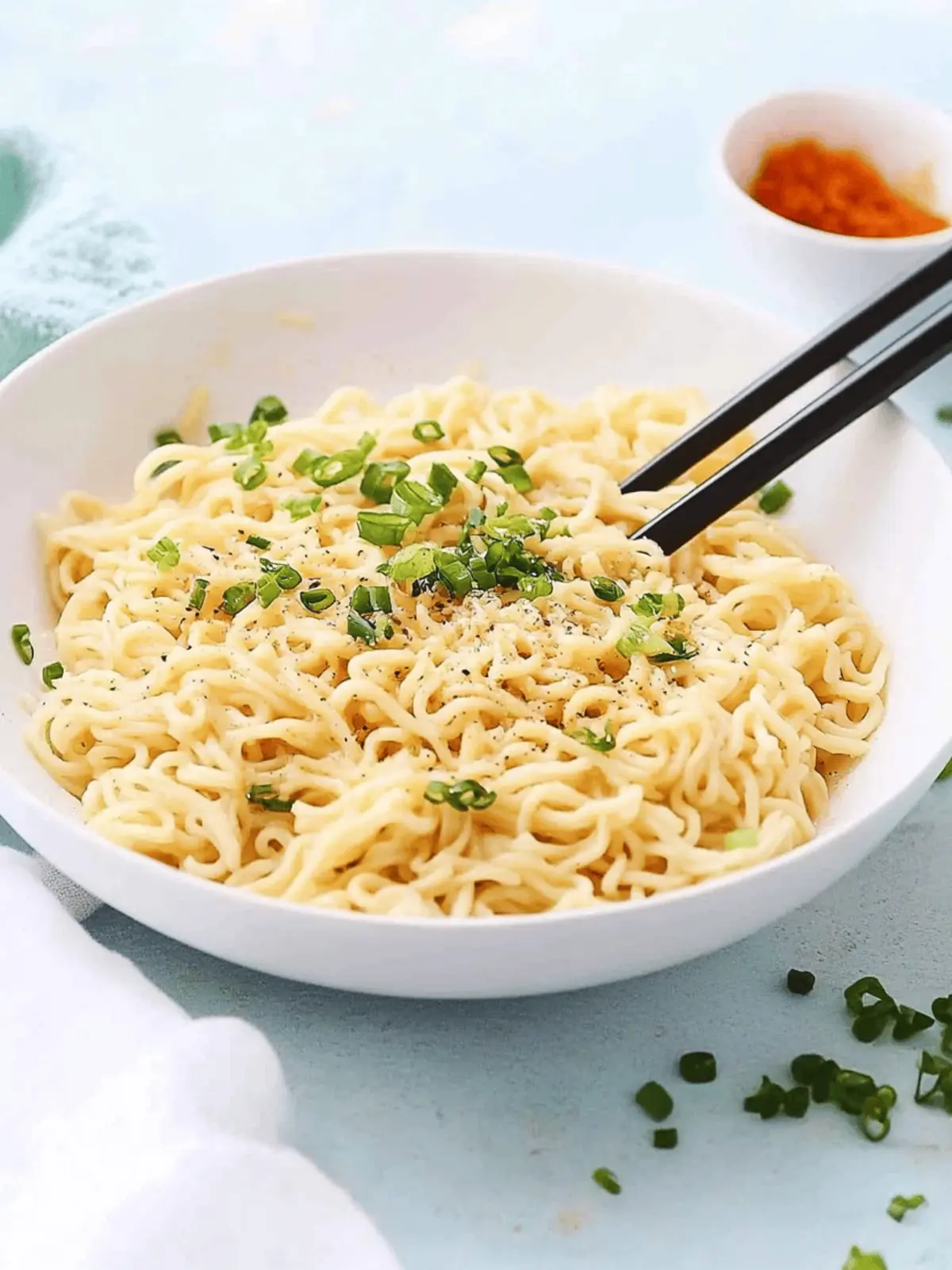 Garlic Butter Ramen Noodles Ready in 10 Minutes or Less