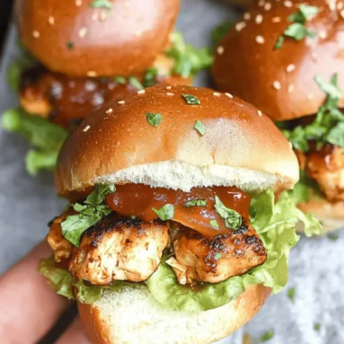BLT Chicken Sliders