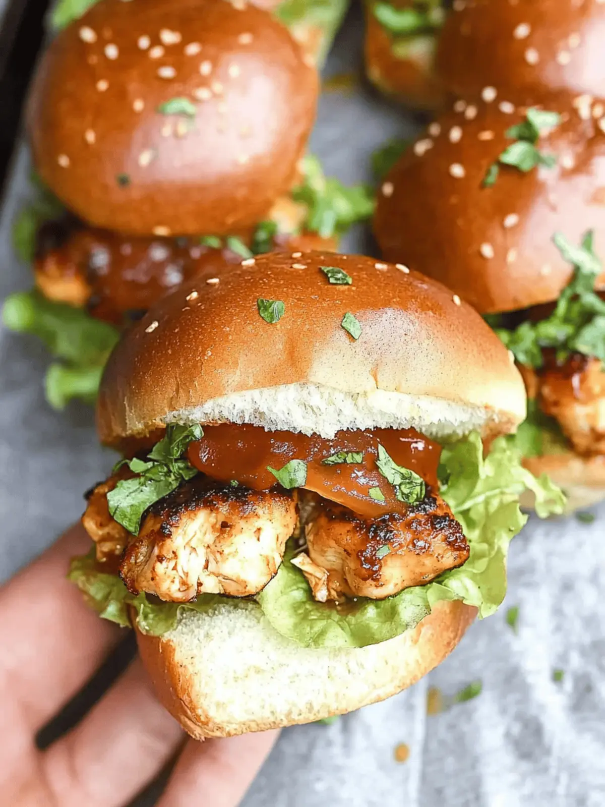 BLT Chicken Sliders