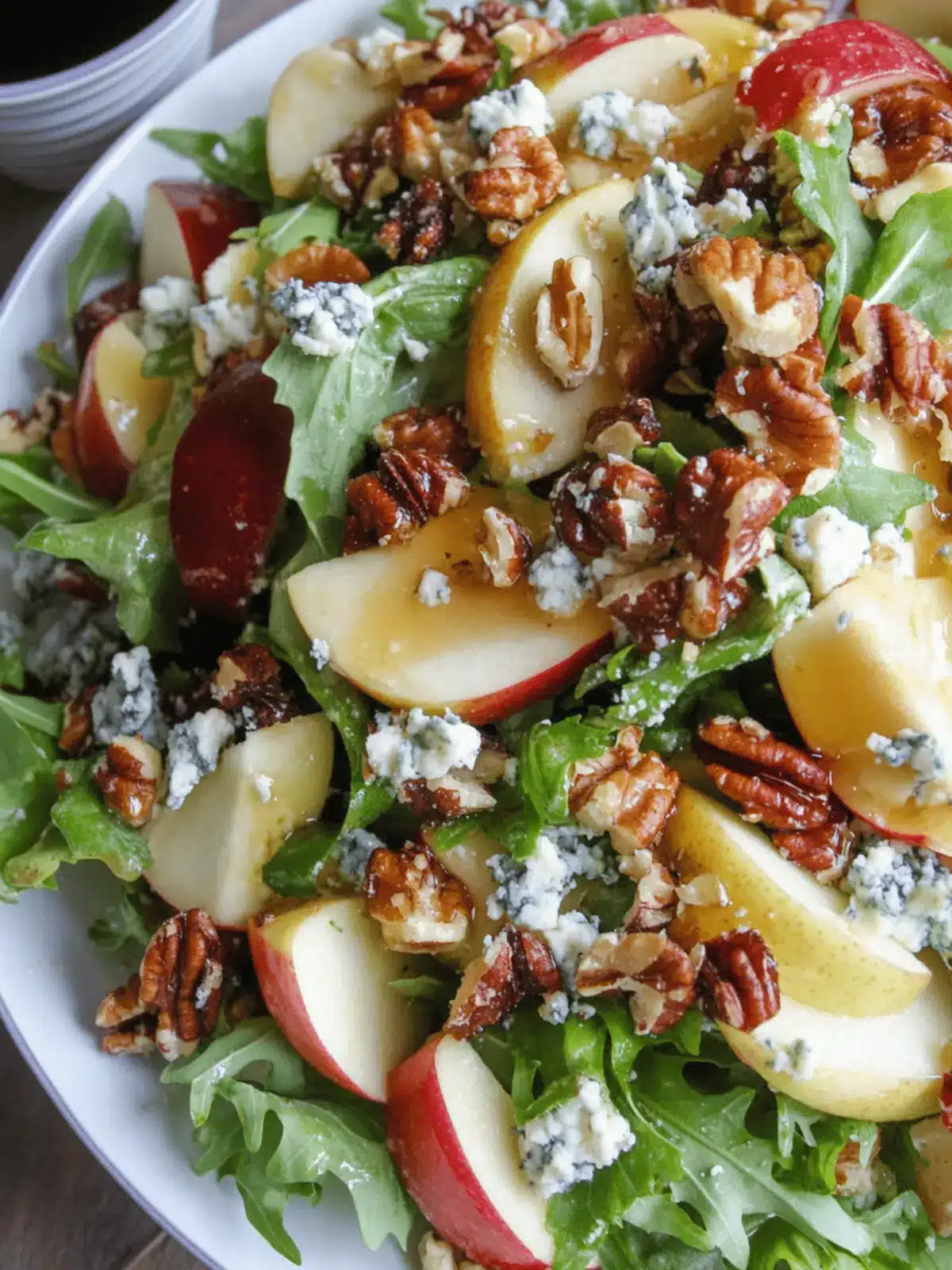 Blue Cheese Apple Walnut Salad