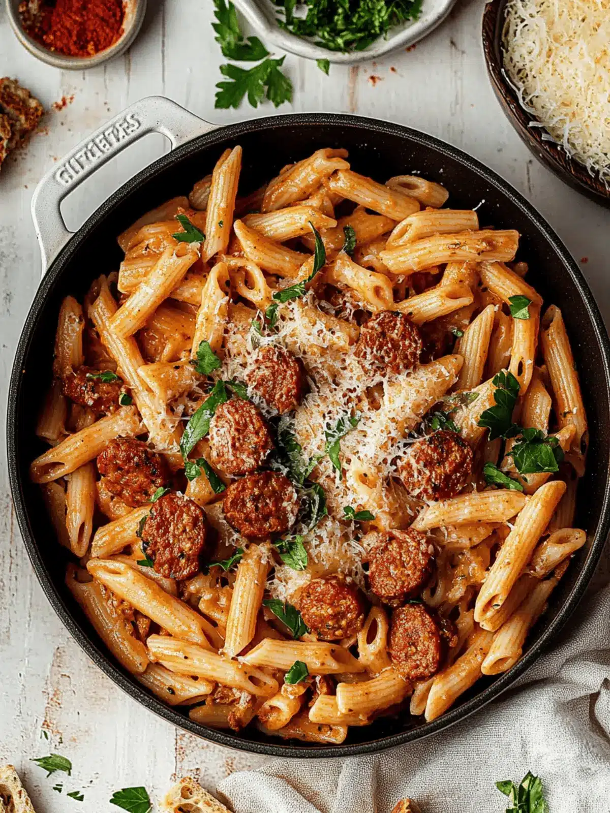 Creamy Cajun Sausage Pasta: A Bold Weeknight Delight