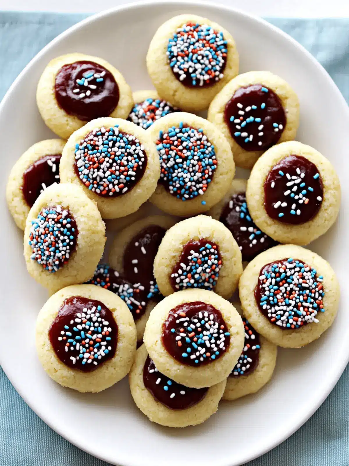 Shortbread Thumbprint Cookies: Score Big with Chocolate Touch