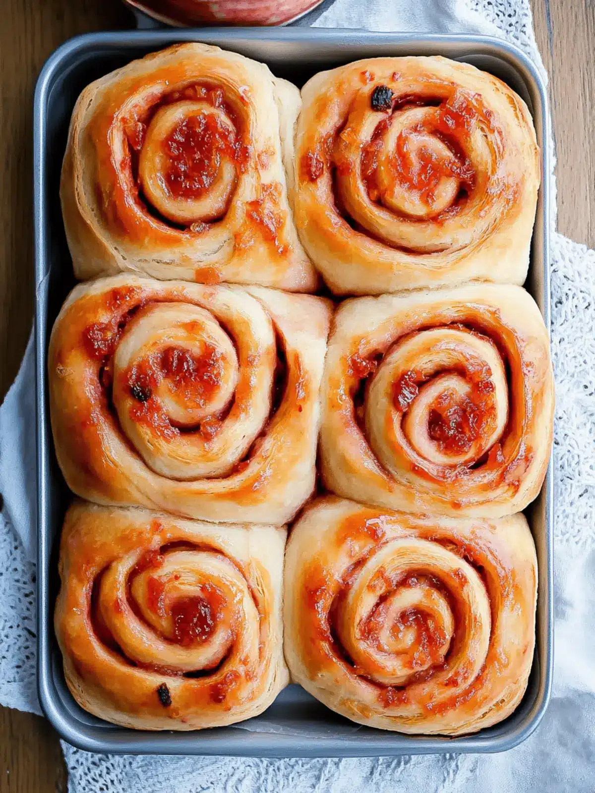 Sweet Sourdough Rhubarb Sweet Rolls for Spring Indulgence