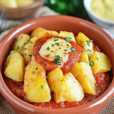 Spanish Patatas Bravas