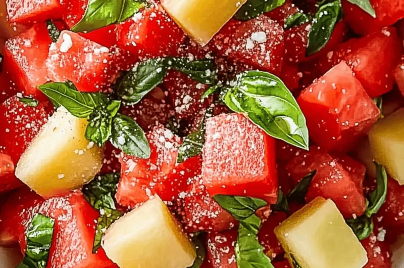 Tomato Watermelon Salad