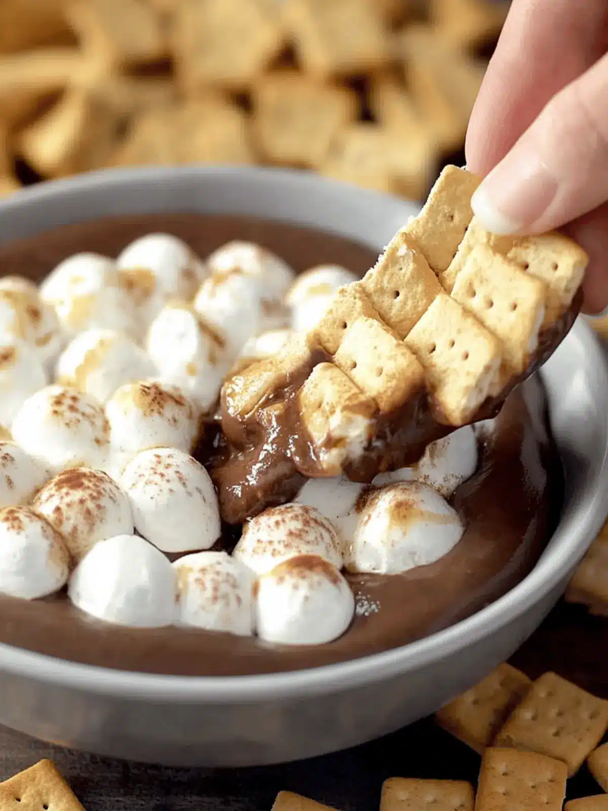 Melt-in-Your-Mouth S'mores Dip with Just 3 Ingredients