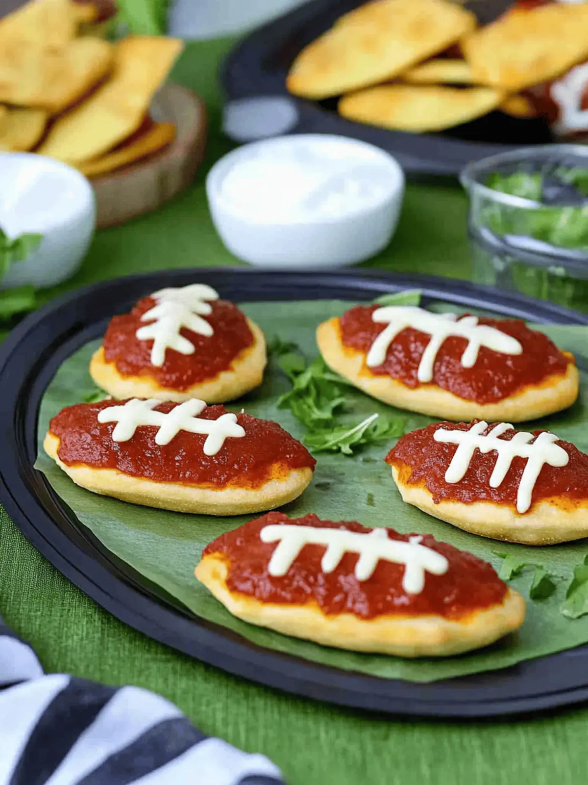 Mini Football Pizzas: A Kid-Friendly Game Day Delight