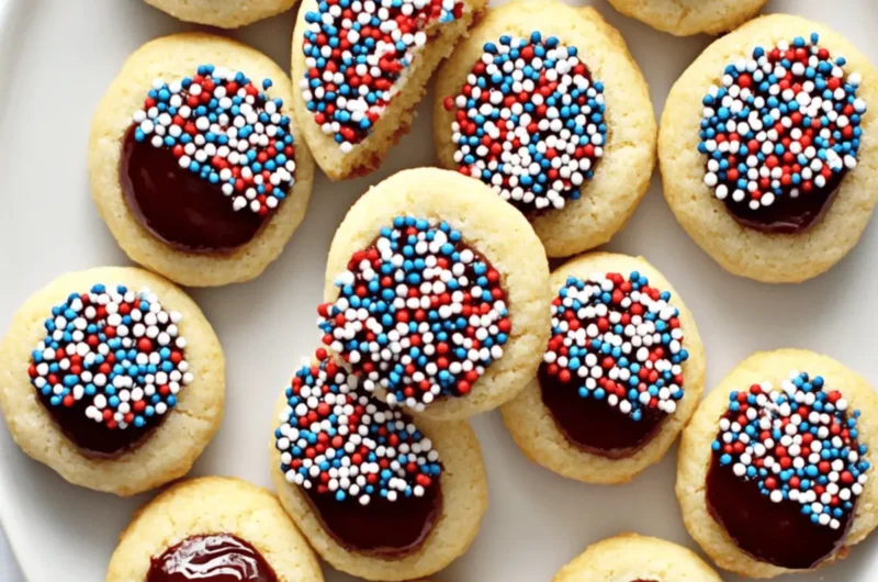 Shortbread Thumbprint Cookies