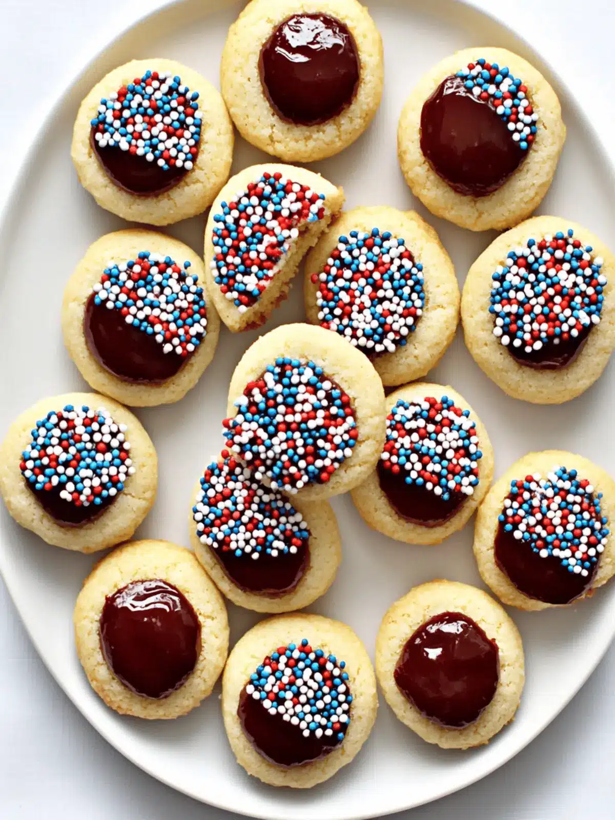 Shortbread Thumbprint Cookies