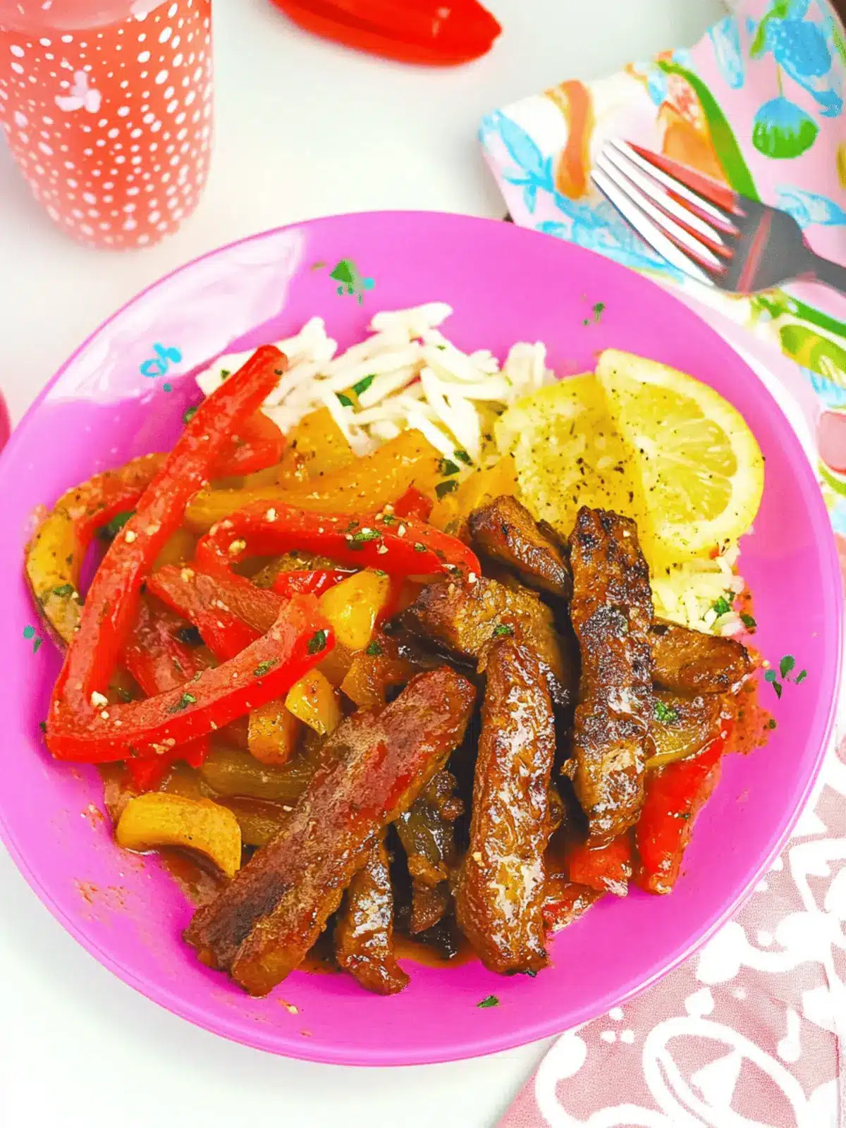 Peruvian Lomo Saltado: Quick & Flavorful Home-Cooked Delight