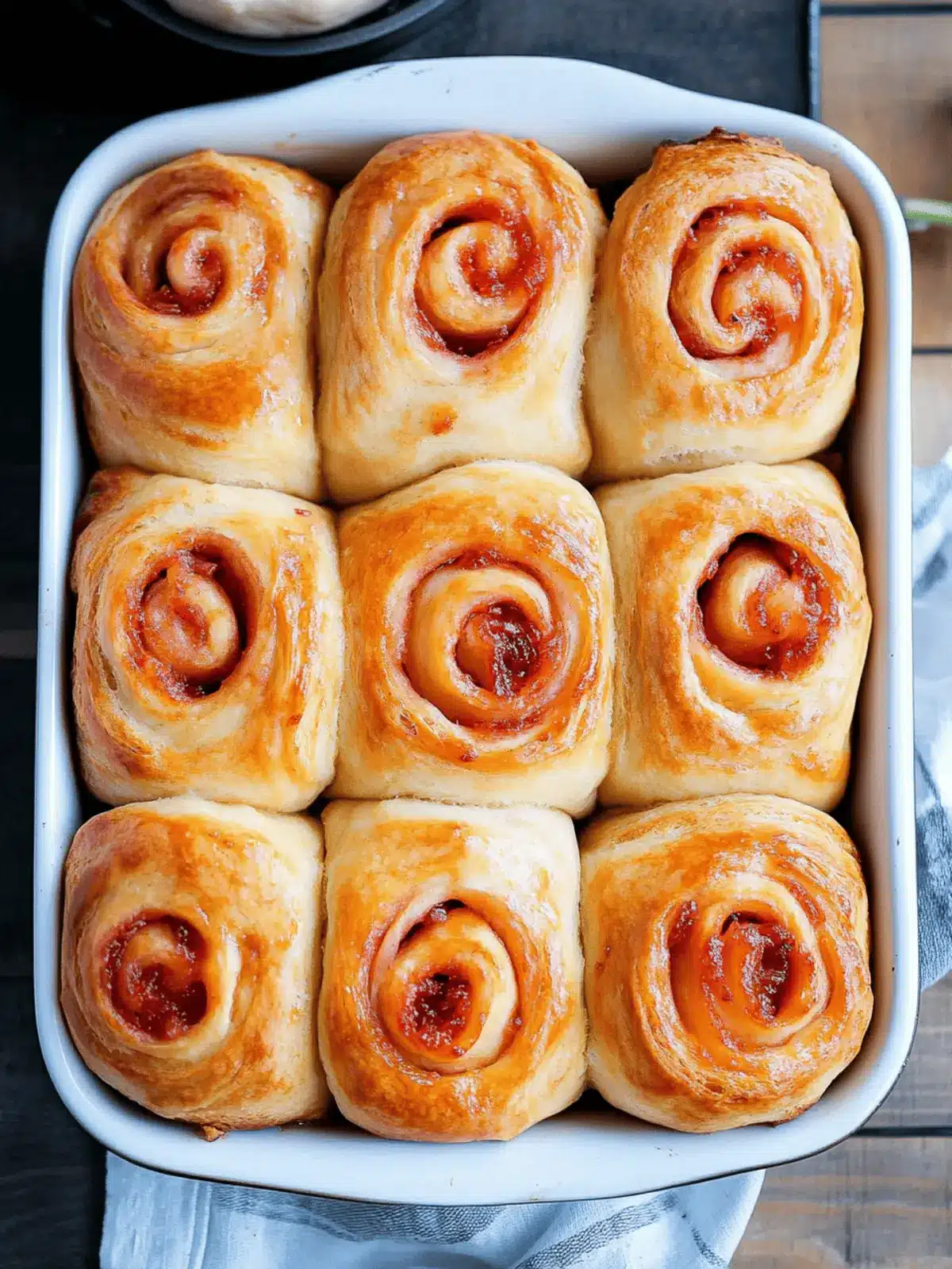 Sweet Sourdough Rhubarb Sweet Rolls for Spring Indulgence