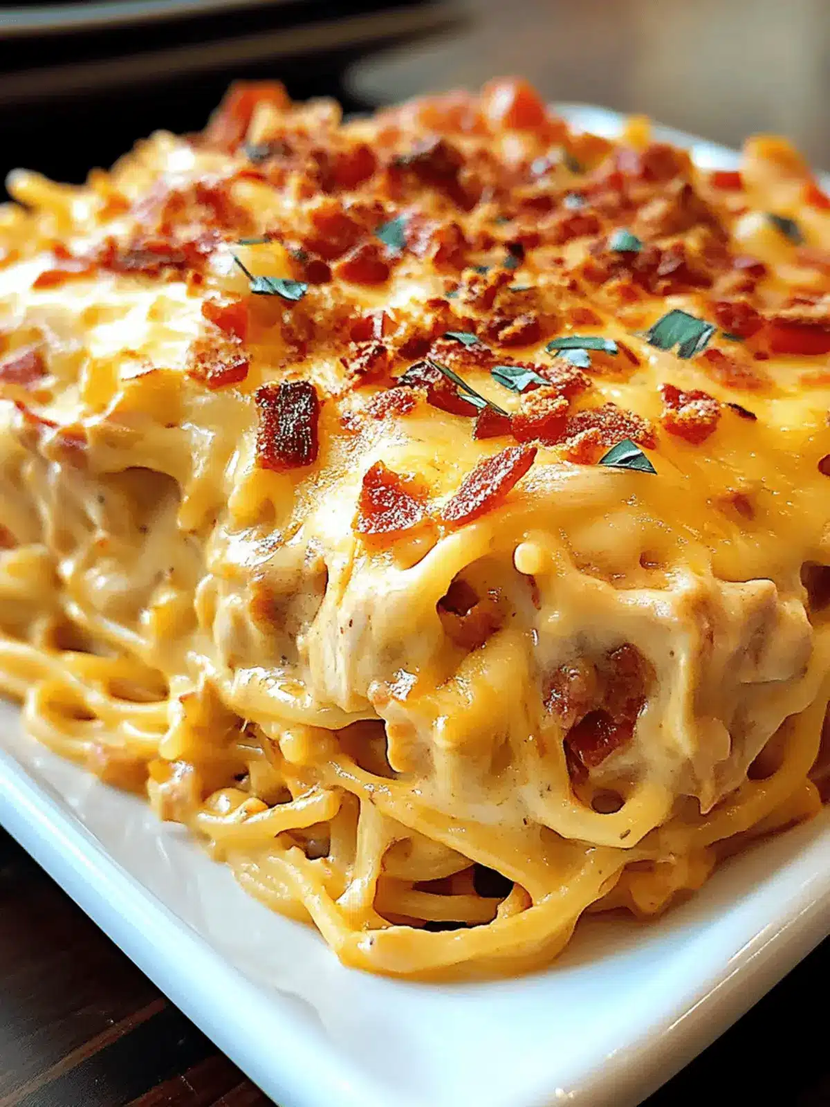 Cheesy Chicken Spaghetti Casserole: Comfort Food Delight