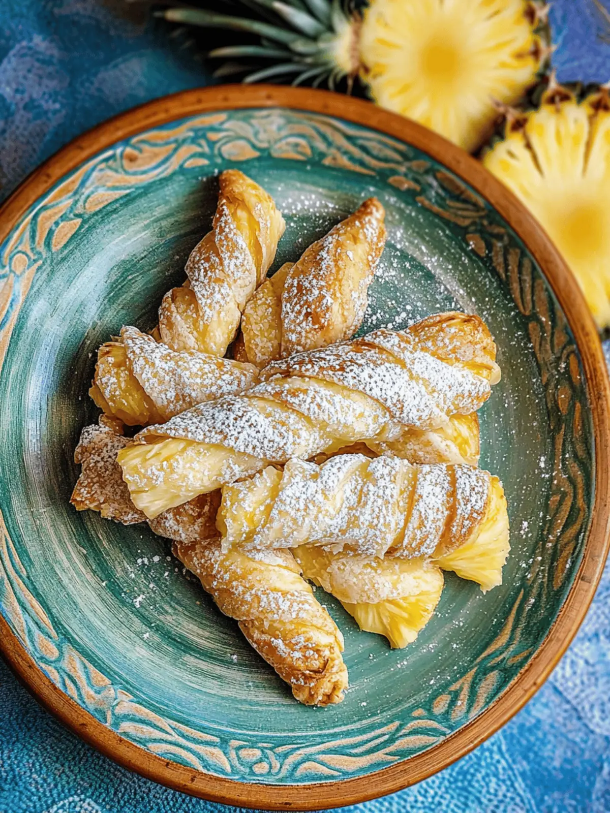Flaky Pineapple Brocas: Sweeten Your Day with This Delight!
