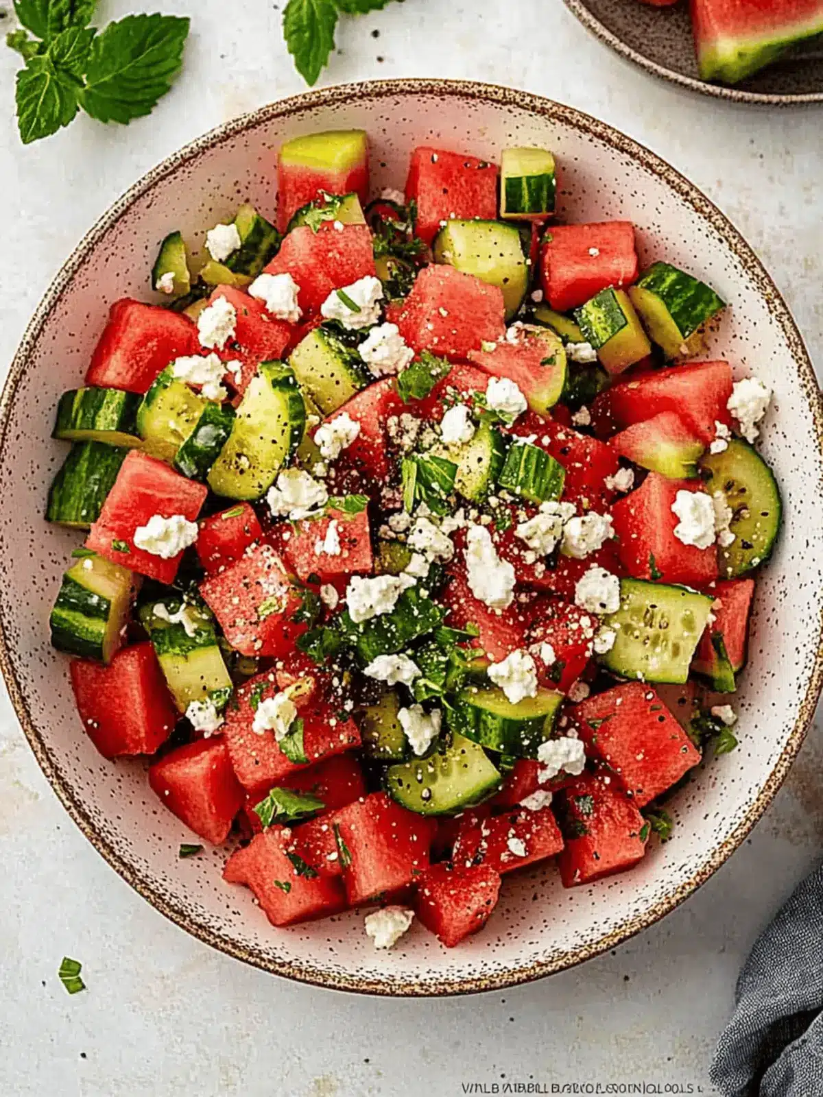 Viral Watermelon Summer Salad