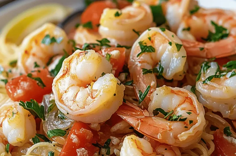 Olive Garden Shrimp Scampi