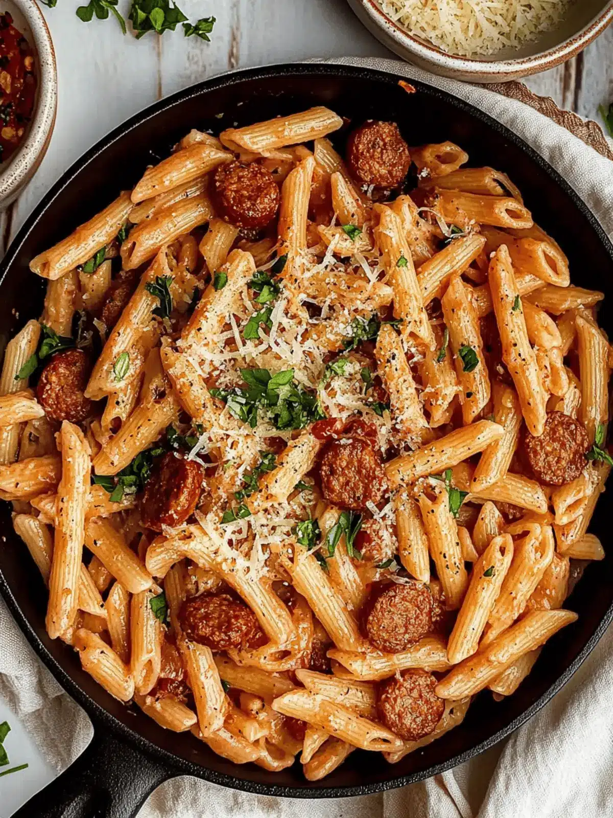 Creamy Cajun Sausage Pasta: A Bold Weeknight Delight