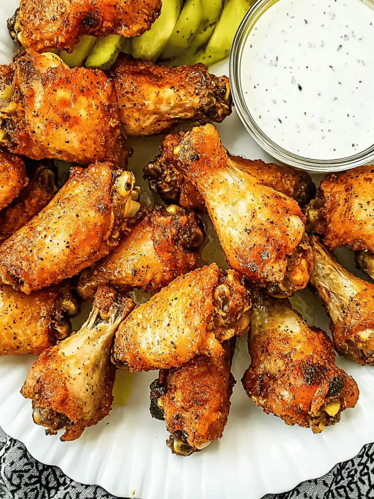 Spicy Air Fryer Nashville Hot Wings for Guilt-Free Indulgence
