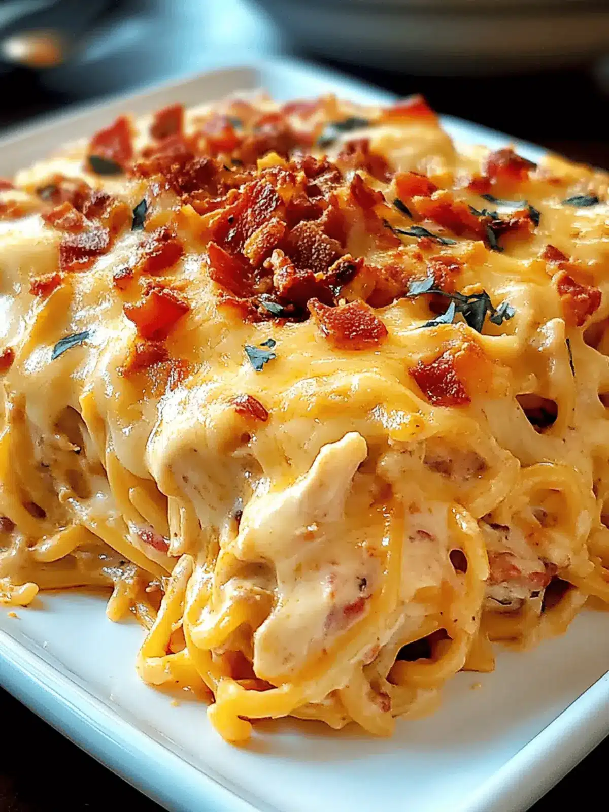 Cheesy Chicken Spaghetti Casserole: Comfort Food Delight