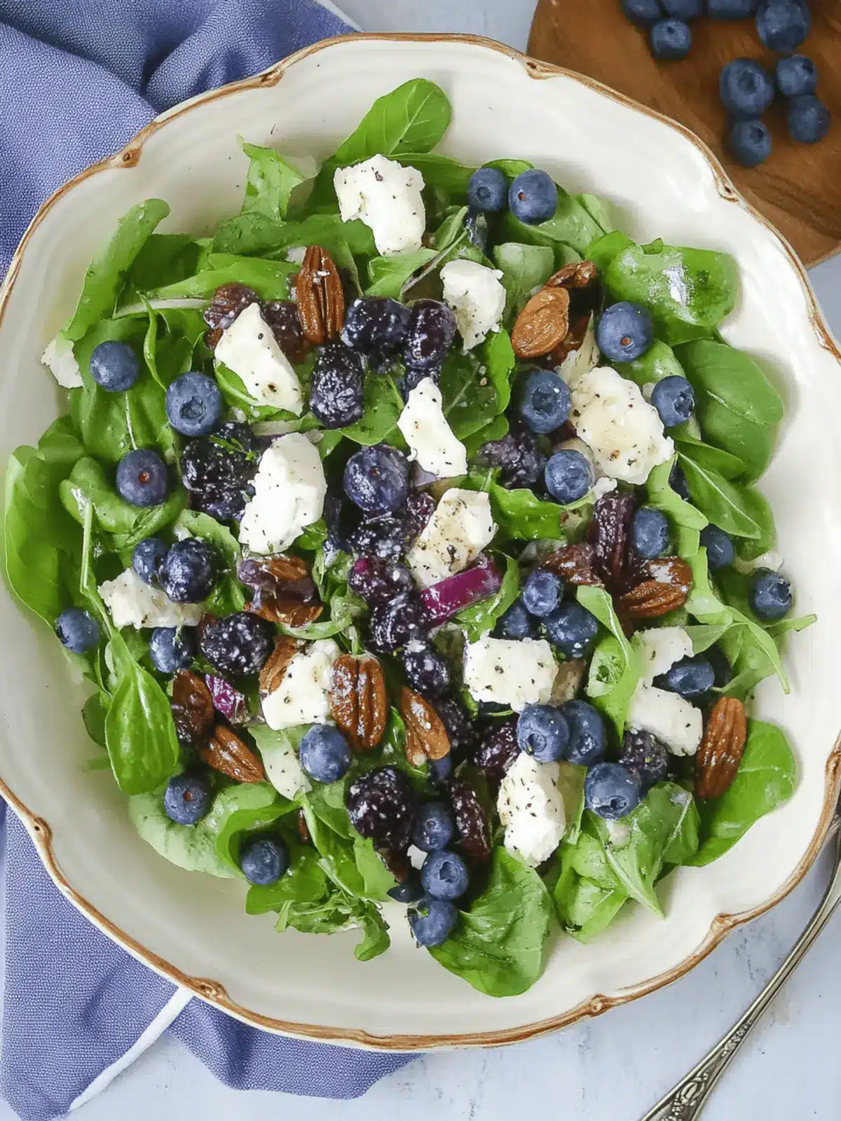 Blueberry Goat Cheese Salad