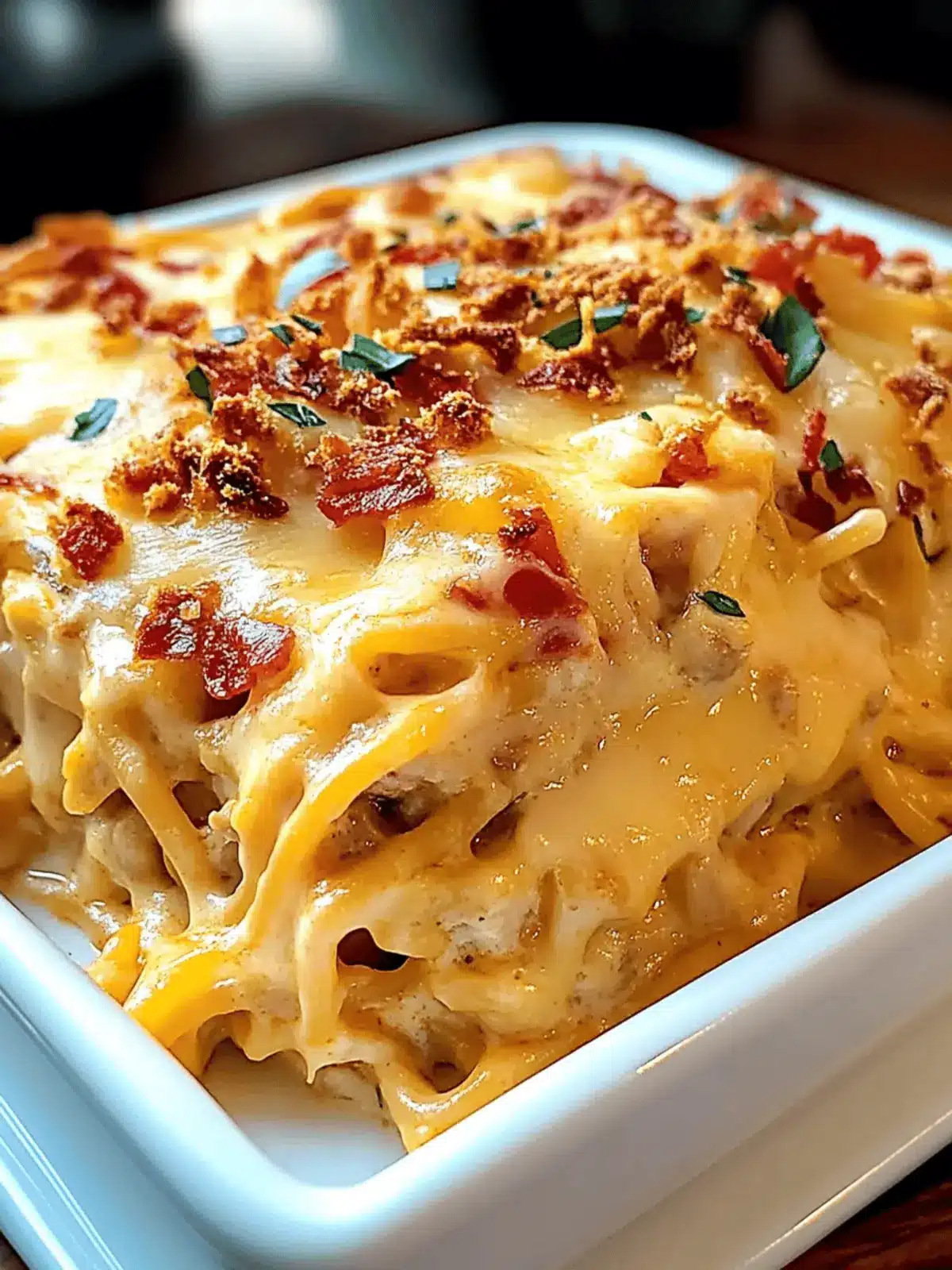 Cheesy Chicken Spaghetti Casserole: Comfort Food Delight