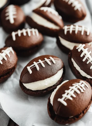Football Whoopie Pies