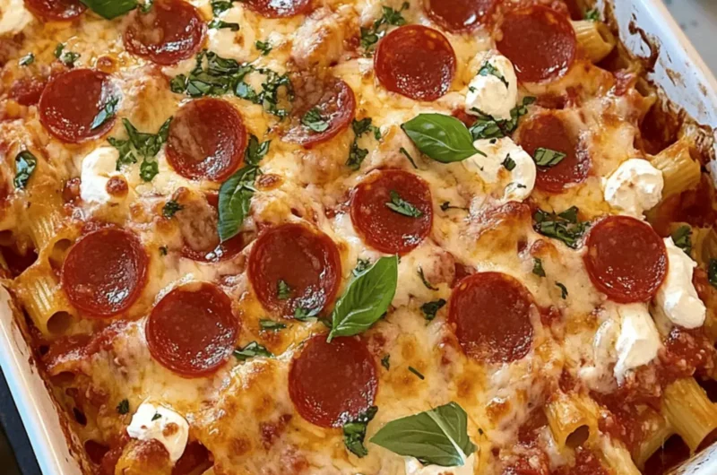 Pepperoni Pasta Bake