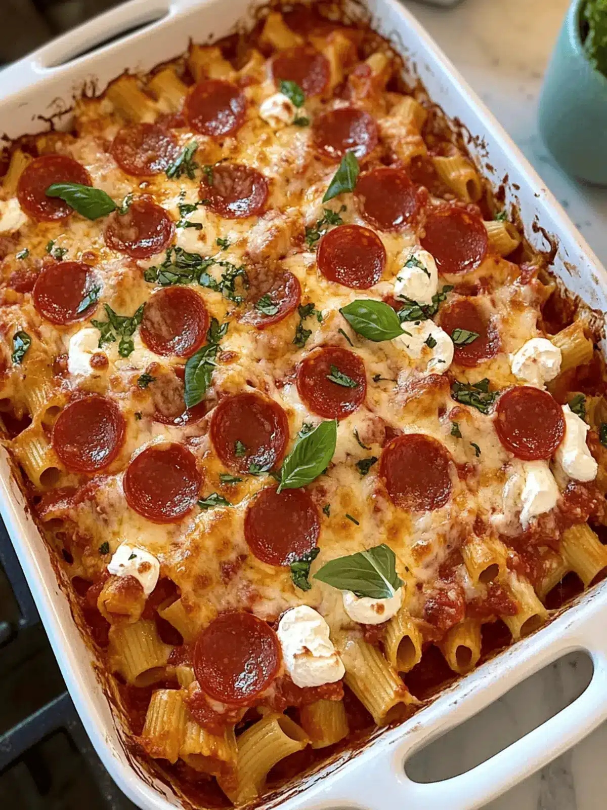 Pepperoni Pasta Bake