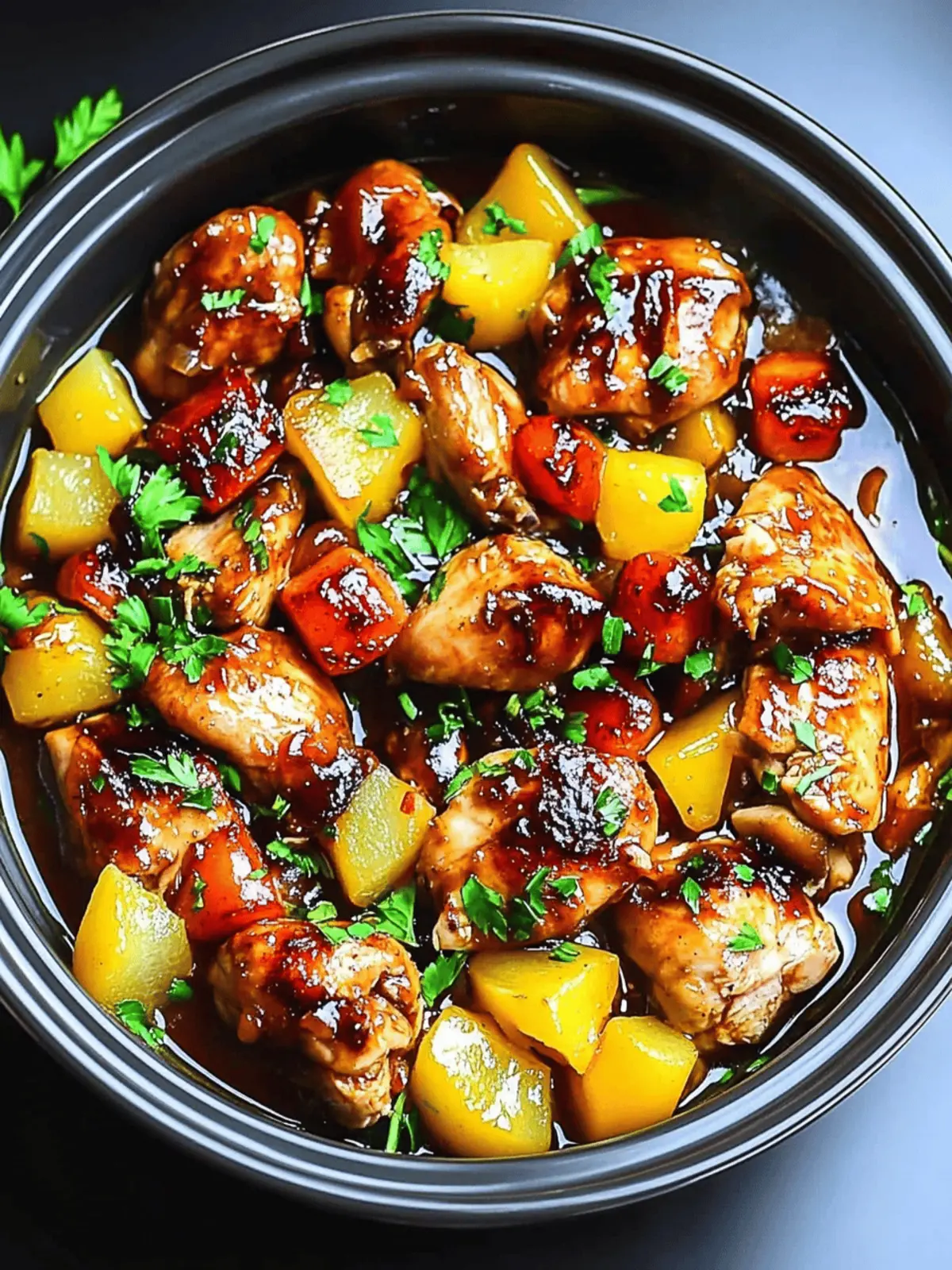 Savory Hawaiian Crockpot Chicken for Effortless Family Dinners
