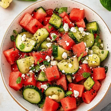 Viral Watermelon Summer Salad