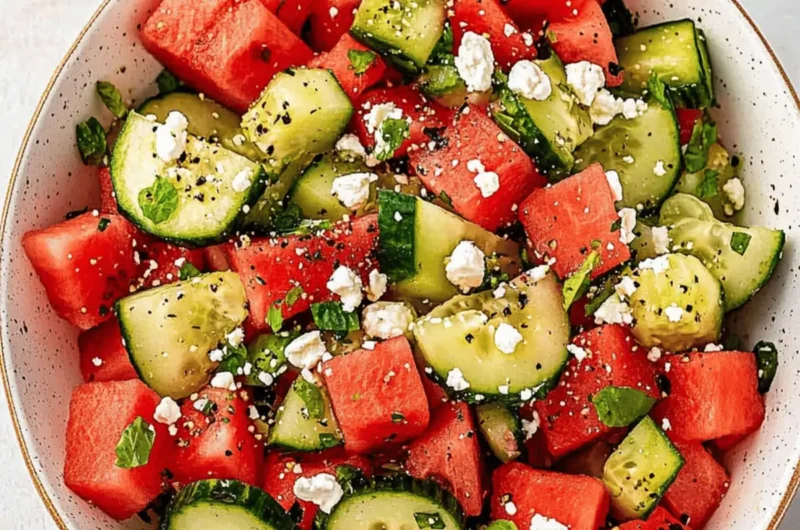 Viral Watermelon Summer Salad