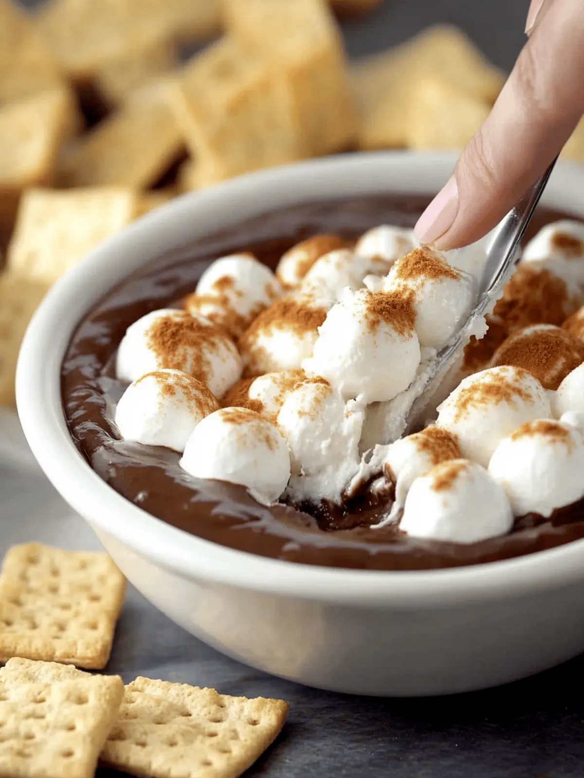 Melt-in-Your-Mouth S'mores Dip with Just 3 Ingredients