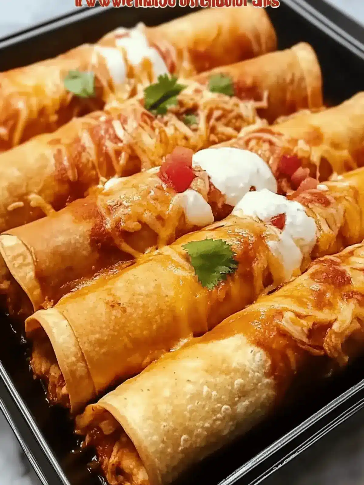 Crispy Chicken Taquitos: A Game-Changer for Family Dinners
