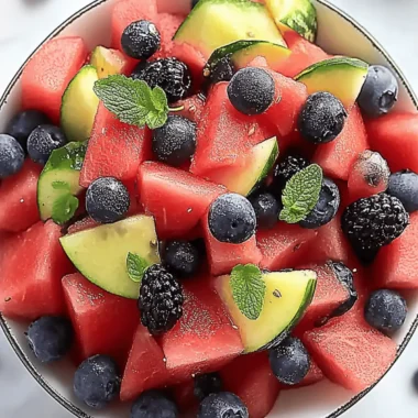 Watermelon Fruit Salad